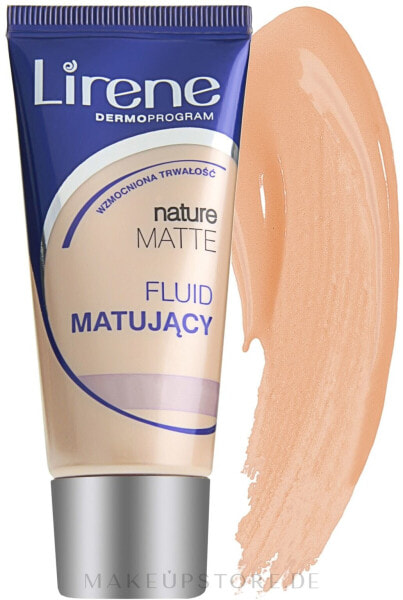 Mattierende Foundation - Lirene Nature Matte Foundation 15 - Opalony