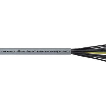 Lapp ÖLFLEX Classic 110 - 25 m - Gray - PVC - 1.69 cm - 360 kg/km - 560 kg/km