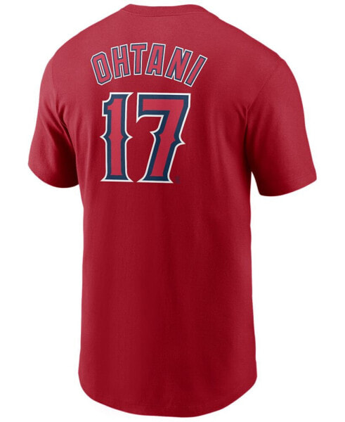 Men's Shohei Ohtani Los Angeles Angels Name and Number Player T-Shirt