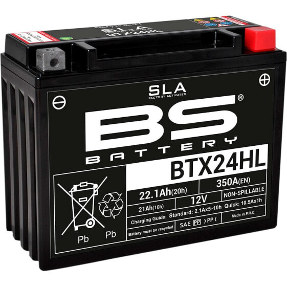 BS BATTERY BTX24HL SLA 12V 350 A Battery