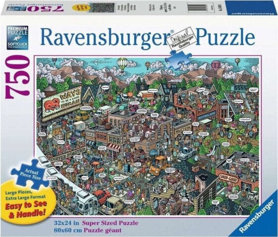 Пазл развивающий Ravensburger Puzzle 750 элементов Codzienna dobroć 168040 RAVENSBURGER