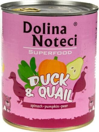 Dolina Noteci DOLINA NOTECI Superfood z kaczką i przepiórką - mokra karma dla psa - 400g