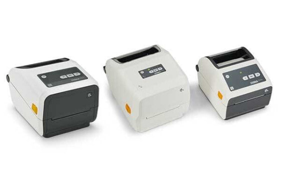 Zebra ZD421T - Thermal transfer - 203 x 203 DPI - 102 mm/sec - Wired & Wireless - Grey - White