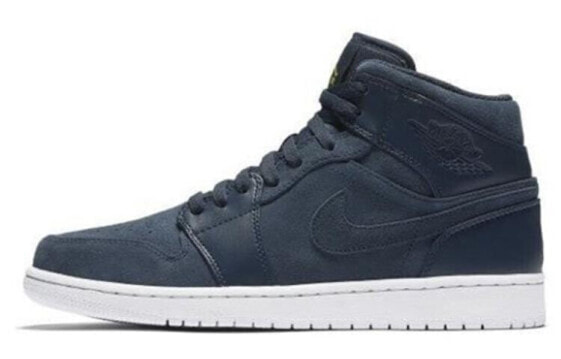 Кроссовки Jordan Air Jordan 1 Retro Mid Armory Navy 554724-421