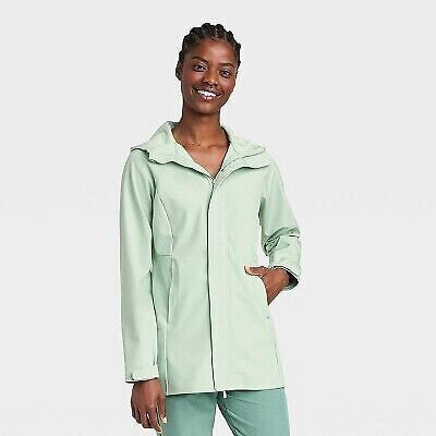 Women's Bonded Rain Jacket - All in Motion Fern Green XS