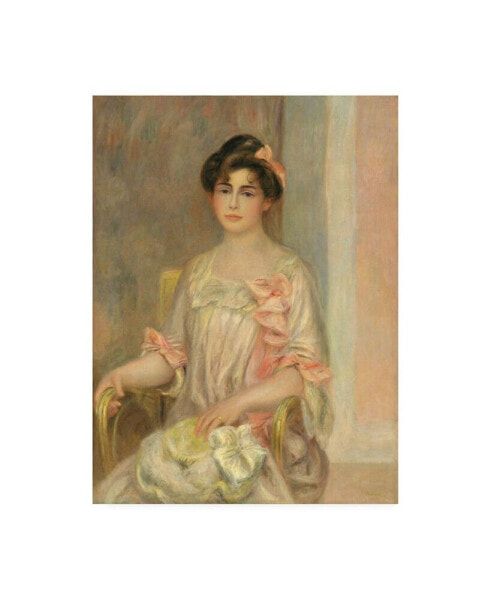Pierre Auguste Renoir Portrait of Madame Josse Bernheim Dauberville Canvas Art - 36.5" x 48"