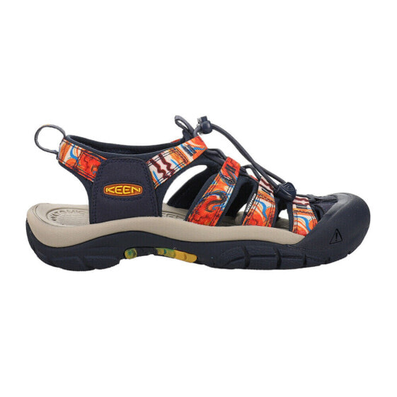 Keen Outdoor Afro X Newport Graphic Sport Strappy Womens Blue, Orange Casual Sa