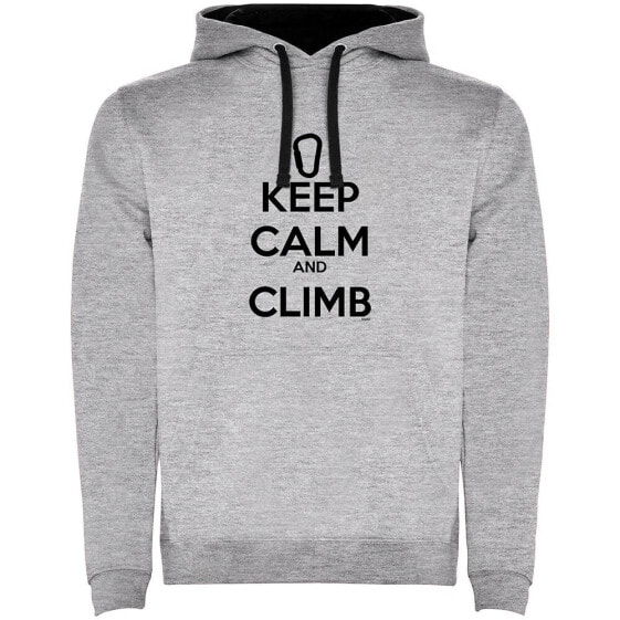 KRUSKIS Keep Calm And Climb Two-Colour hoodie
