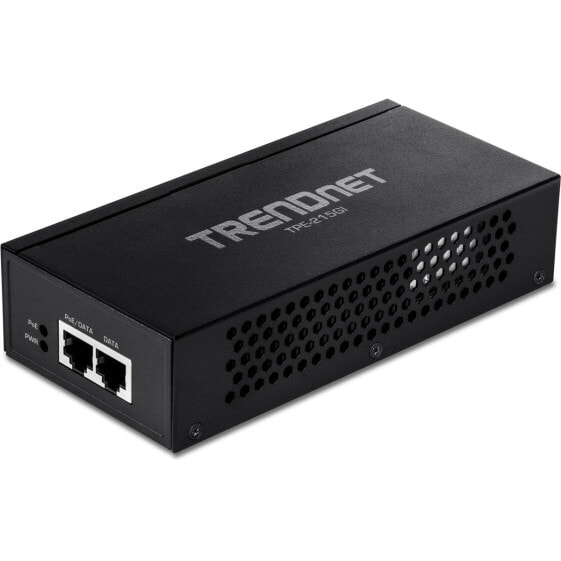 TRENDnet TPE-215GI - 2.5 Gigabit Ethernet - 2500 Mbit/s - IEEE 802.3 - IEEE 802.3ab - IEEE 802.3af - IEEE 802.3at - IEEE 802.3bz - IEEE 802.3u - Black - 100 m - PoE - Power