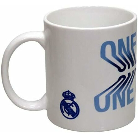 Керамическая Чашка Real Madrid C.F. Синий/Белый