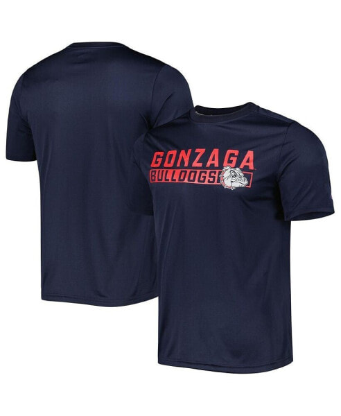 Men's Navy Gonzaga Bulldogs Impact Knockout T-shirt