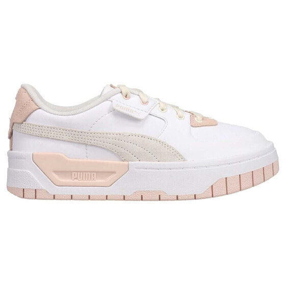 Puma Cali Dream Colorpop Lace Up Womens Off White, Pink, White Sneakers Casual