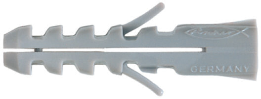 Дюбель пластиковый Fischer S 6 - Нейлон - Серый - 30 мм - 6 мм - 4 см - 4 мм
