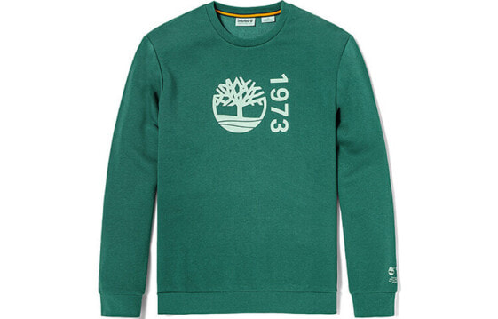 Толстовка мужская Timberland с логотипом A42YR-J74, зеленого цвета