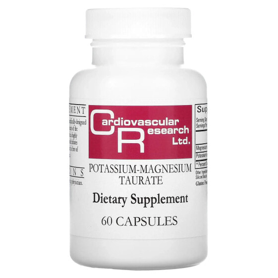 Potassium-Magnesium Taurate, 60 Capsules