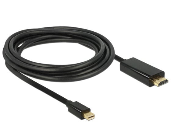 Delock 83698 - 1 m - Mini DisplayPort - HDMI - Male - Male - Gold