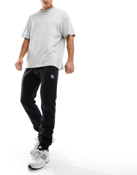 adidas Originals Essentials joggers in black