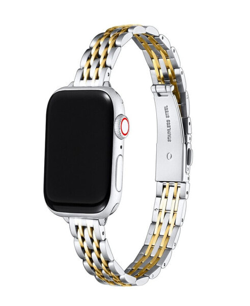 Unisex Skinny Rainey Stainless Steel Band for Apple Watch Size- 38mm, 40mm, 41mm