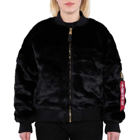 ALPHA INDUSTRIES MA-1 OS Fur jacket