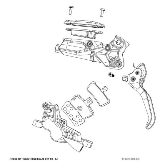 SRAM Hydraulic Brake Hose Fitting Kit Set