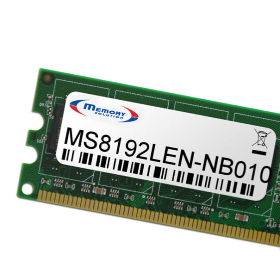 Memorysolution Memory Solution MS8192LEN-NB010 - 8 GB - 1 x 8 GB - Green