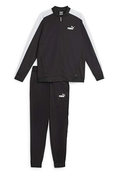 677428-01 Baseball Tricot Suit Erkek Günlük Eşofman Takımı Siyah