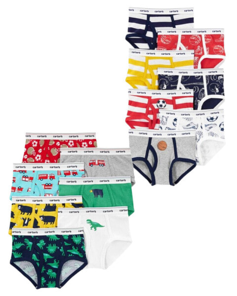 Kid 14-Pack Cotton Briefs Underwear 2-3