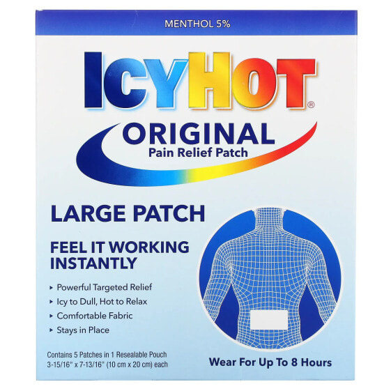 Пластырь для облегчения боли Icy Hot Original Large 5 шт.