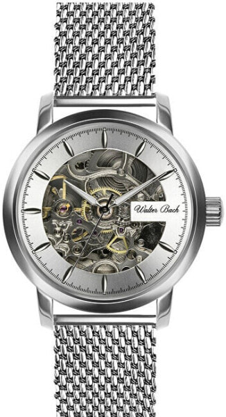 Часы и аксессуары Walter Bach Наручные часы Enger Silver Mesh Automatic WAW-3520