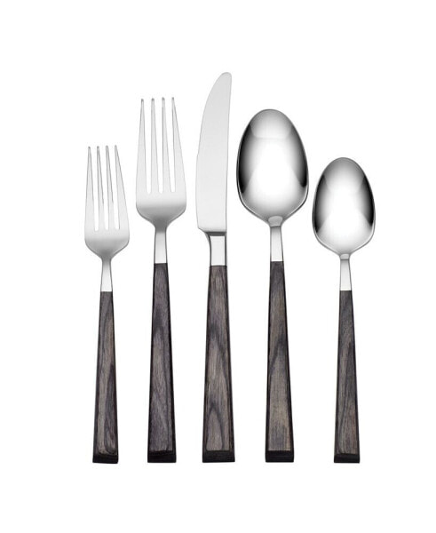 Coronado Charcoal 5 Piece Everyday Flatware Place Setting, Service For 1
