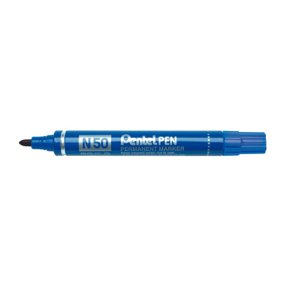 Постоянный маркер Pentel N50-BE Синий 12 Предметы