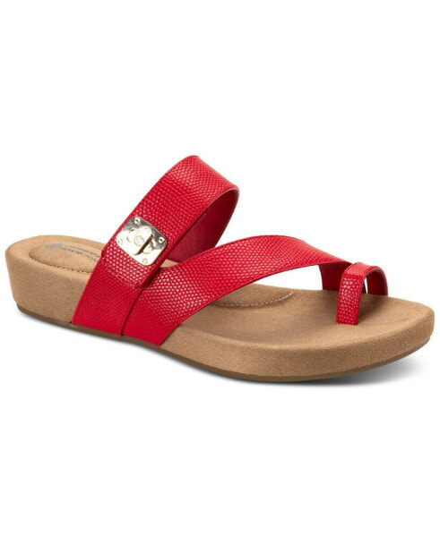 Women's Rilleyy Memory Foam Footbed Flat Sandals, Created for Macy's