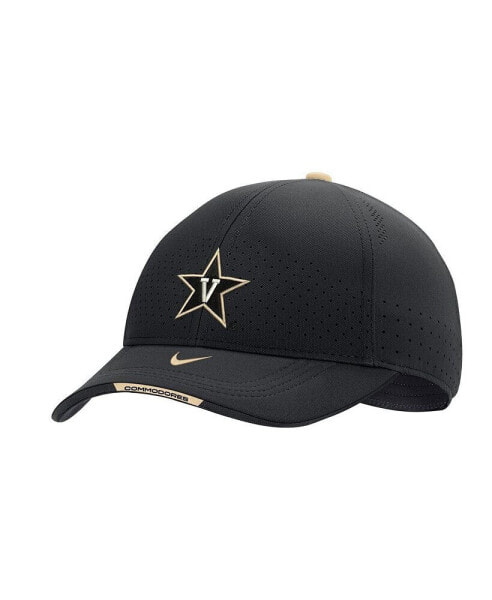 Men's Black Vanderbilt Commodores 2022 Sideline Legacy91 Performance Adjustable Hat