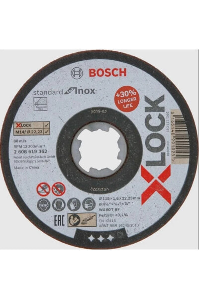 Xlock Inox Kesici 115x1x22,23 Mm