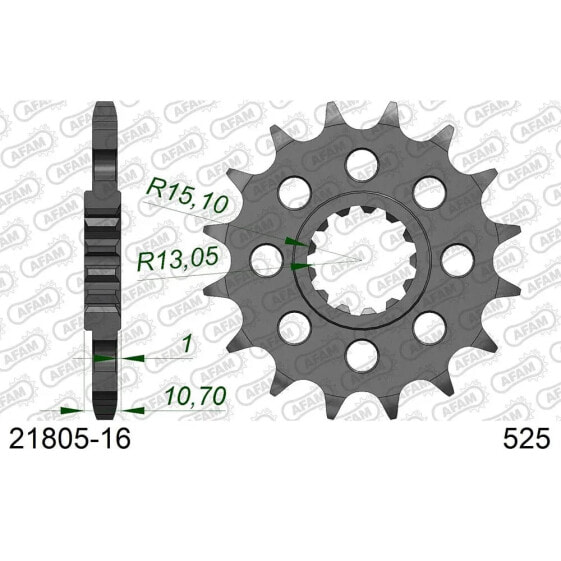 AFAM 21805 Front Sprocket