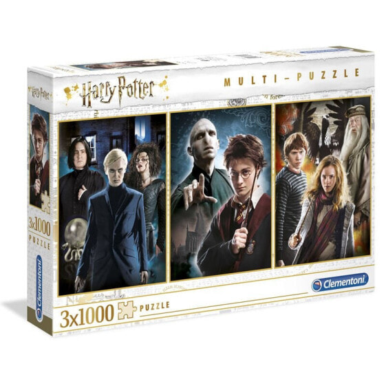 CLEMENTONI Harry Potter Characters Pack 3 Puzzles 3x1000 Pieces