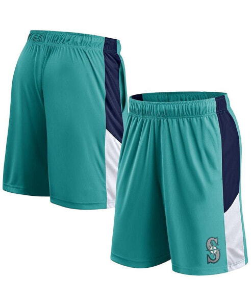 Men's Aqua Seattle Mariners Primary Logo Shorts