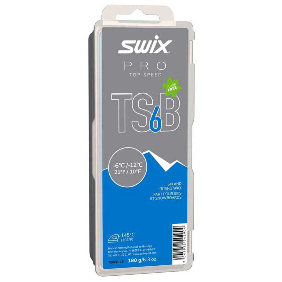Мазь для беговых лыж SWIX TS6 -6ºC/-12ºC 180 г