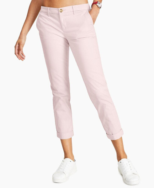 Women's TH Flex Hampton Cuffed Chino Straight-Leg Pants, Created for Macy's