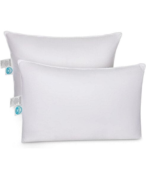 10% Down, 90% Feather Bed Pillow Queen, Pack of 2