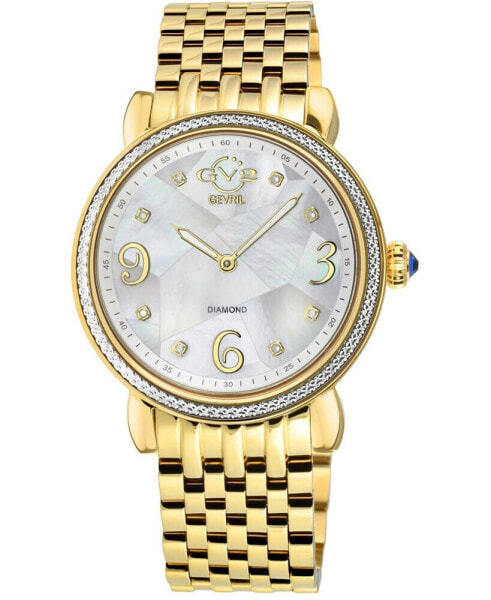 Women's Ravenna Swiss Quartz Gold-Tone Stainless Steel Watch 37mm