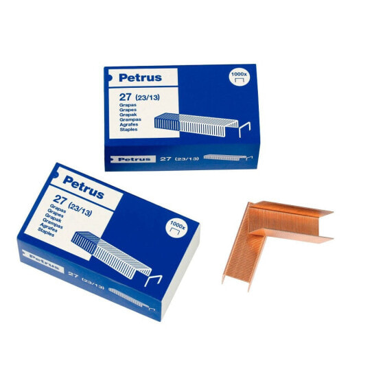 PETRUS 27 23/13 1000 Stapler 1600 Copper Plated Staples