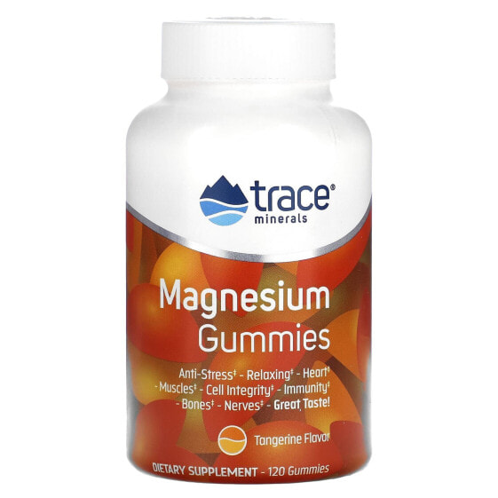 Magnesium Gummies, Tangerine, 120 Gummies