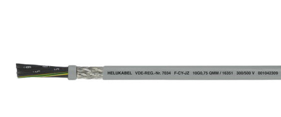 Helukabel F-CY-JZ - Low voltage cable - Grey - Polyvinyl chloride (PVC) - Cooper - 3G1 - -10 - 80 °C