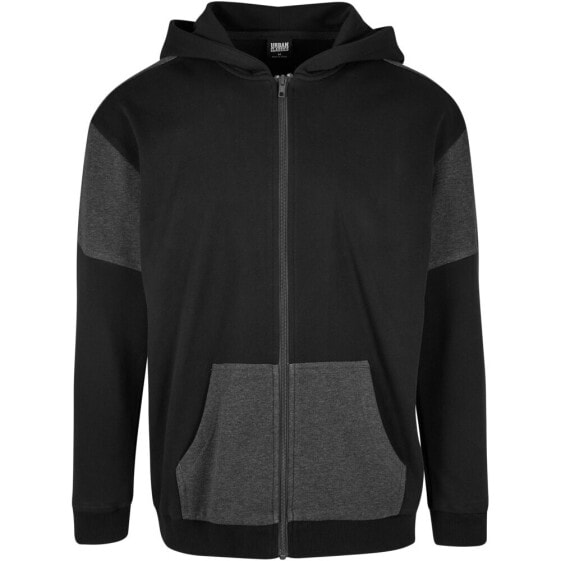 URBAN CLASSICS Oversized Patch full zip sweatshirt