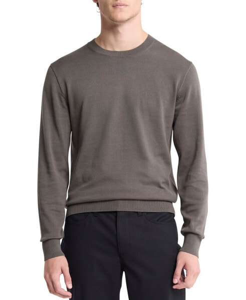 Men's Long Sleeve Supima Cotton Crewneck Sweater