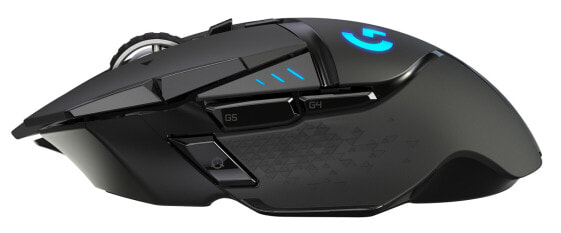 Logitech G G502 LIGHTSPEED Wireless Gaming Mouse - Right-hand - RF Wireless - 25600 DPI - 1 ms - Black