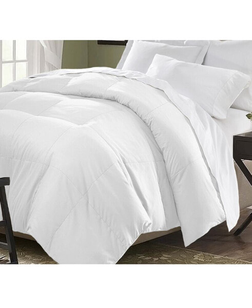 Down Fiber Microfiber Comforter, King