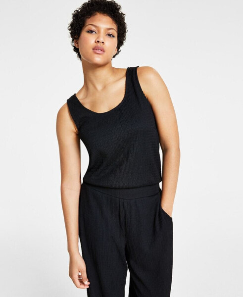 Women's Textured Tank Top, Created for Macy's