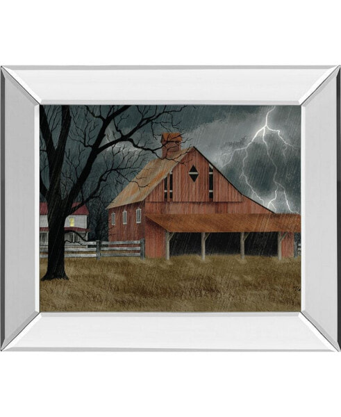 Dark and Stormy Night by Billy Jacobs Mirror Framed Print Wall Art - 22" x 26"